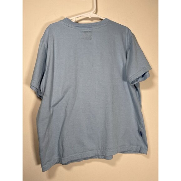 NBA T-Shirt Boys Size 10-12 Light Blue Red Basketball Sports - Picture 4 of 6